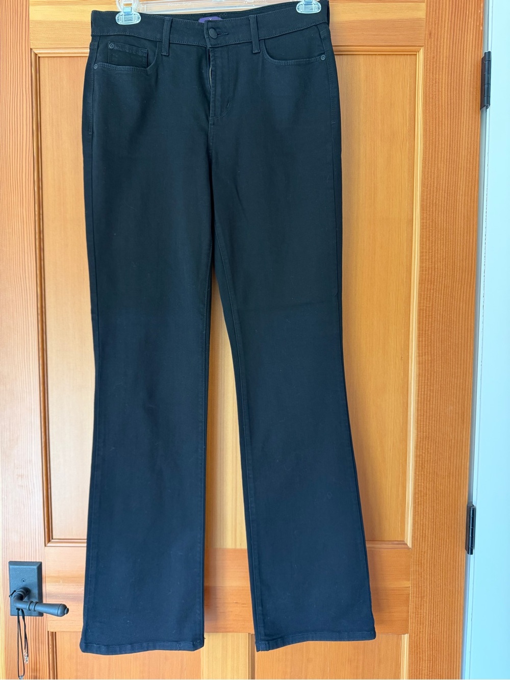 NYDJ Barbara Black Women's Bootcut Pants size 10 34” Inseam
